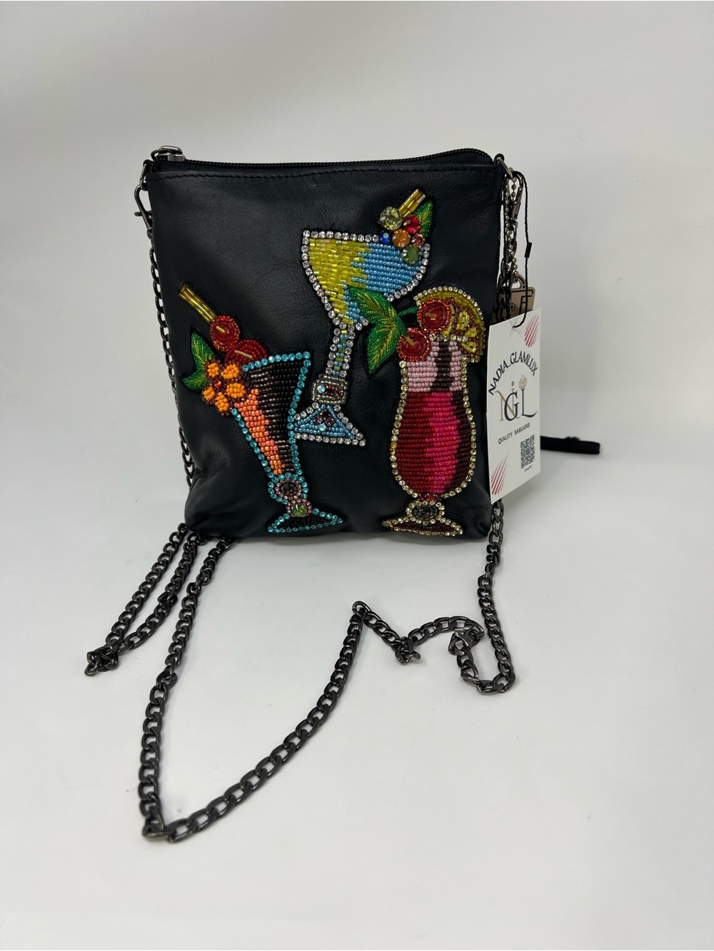 Mary Frances Beaded Leather Crossbody Bag - Picture 4 of 10